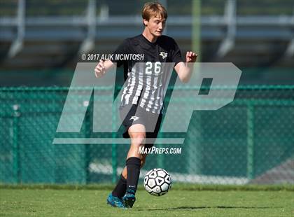 Thumbnail 1 in Greenfield vs. Christ School (Ravenscroft Soccer Invitational) photogallery.