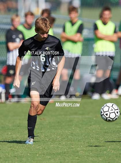Thumbnail 2 in Greenfield vs. Christ School (Ravenscroft Soccer Invitational) photogallery.