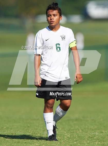 Thumbnail 2 in Greenfield vs. Christ School (Ravenscroft Soccer Invitational) photogallery.