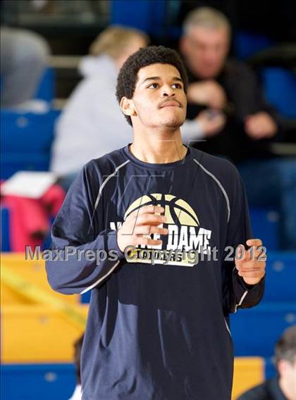 Thumbnail 3 in Masuk vs. Notre Dame-Fairfield (SWC Semifinal) photogallery.