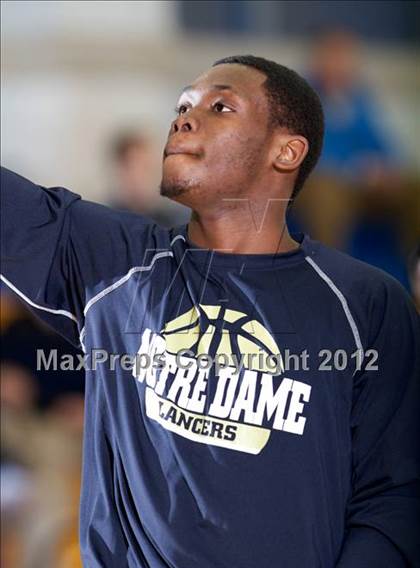 Thumbnail 2 in Masuk vs. Notre Dame-Fairfield (SWC Semifinal) photogallery.