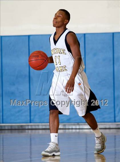 Thumbnail 3 in Masuk vs. Notre Dame-Fairfield (SWC Semifinal) photogallery.