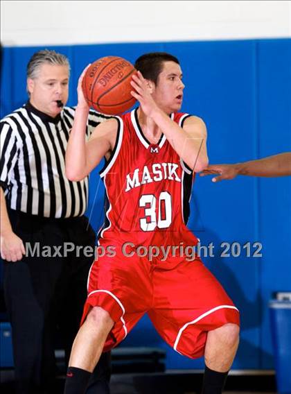 Thumbnail 3 in Masuk vs. Notre Dame-Fairfield (SWC Semifinal) photogallery.
