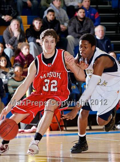 Thumbnail 3 in Masuk vs. Notre Dame-Fairfield (SWC Semifinal) photogallery.