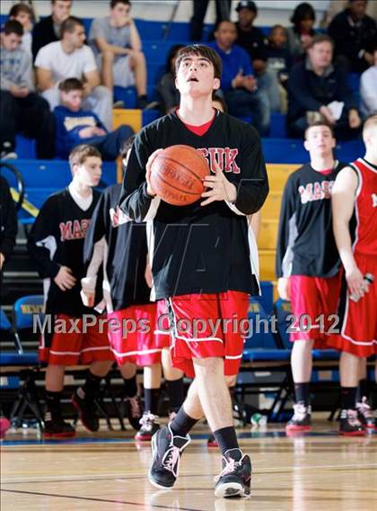 Thumbnail 3 in Masuk vs. Notre Dame-Fairfield (SWC Semifinal) photogallery.