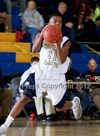 Thumbnail 3 in Masuk vs. Notre Dame-Fairfield (SWC Semifinal) photogallery.