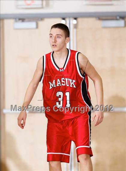 Thumbnail 1 in Masuk vs. Notre Dame-Fairfield (SWC Semifinal) photogallery.