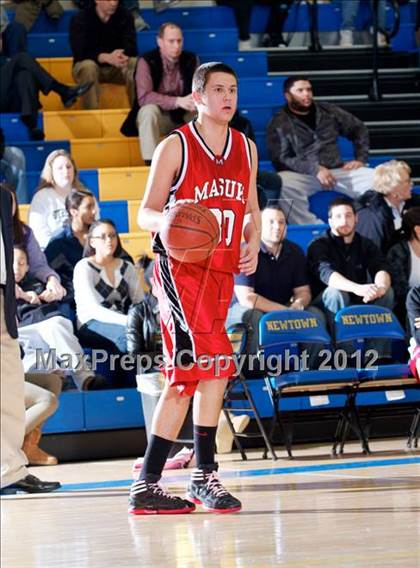 Thumbnail 1 in Masuk vs. Notre Dame-Fairfield (SWC Semifinal) photogallery.