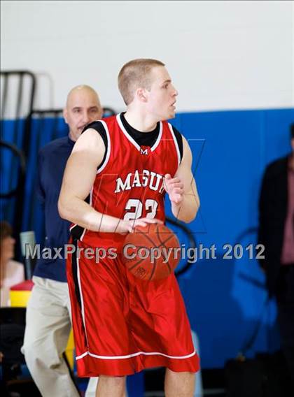 Thumbnail 2 in Masuk vs. Notre Dame-Fairfield (SWC Semifinal) photogallery.
