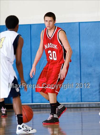 Thumbnail 3 in Masuk vs. Notre Dame-Fairfield (SWC Semifinal) photogallery.
