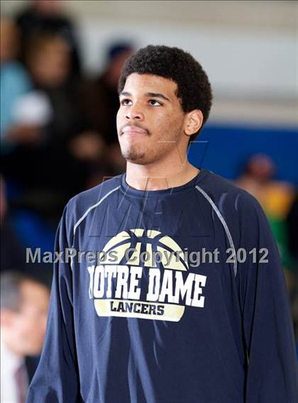 Thumbnail 2 in Masuk vs. Notre Dame-Fairfield (SWC Semifinal) photogallery.