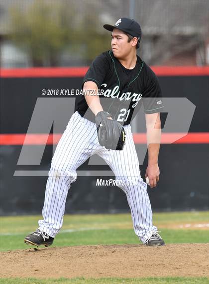 Thumbnail 2 in Lake Country Christian vs Calvary Academy (Texas Private School Classic) photogallery.