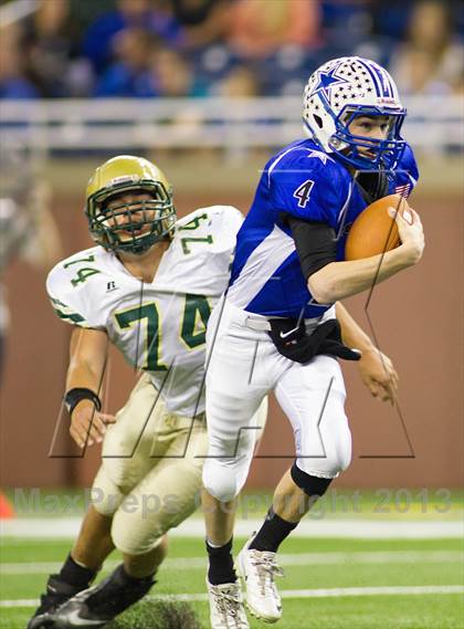 Thumbnail 2 in Beal City vs Muskegon Catholic Central (MHSAA Division 8 Final) photogallery.