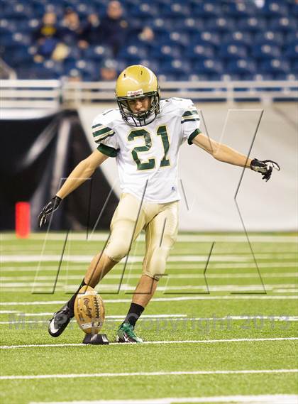 Thumbnail 2 in Beal City vs Muskegon Catholic Central (MHSAA Division 8 Final) photogallery.