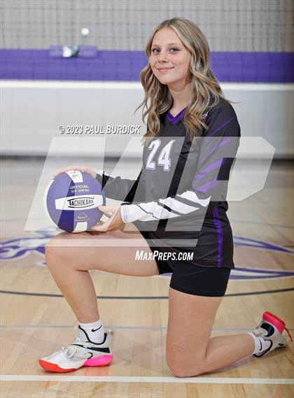 Thumbnail 3 in Coudersport Volleyball Team Photos photogallery.