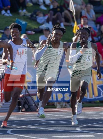 Thumbnail 2 in CIF State Championships (100m Finals) photogallery.