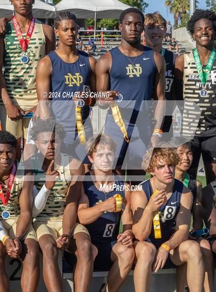 Thumbnail 2 in CIF State Championships (100m Finals) photogallery.
