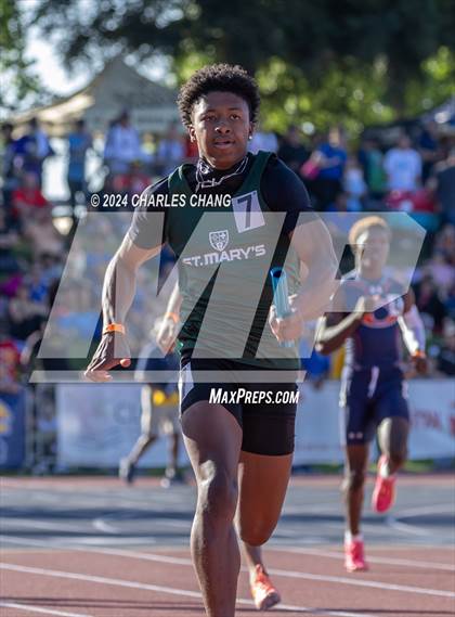 Thumbnail 2 in CIF State Championships (100m Finals) photogallery.