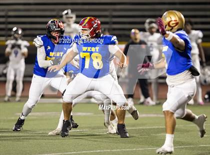 Thumbnail 3 in L.A. Rams NFF Coastal Valley Senior All-Star Game photogallery.