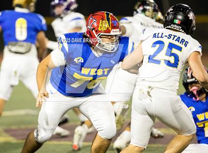 Thumbnail 3 in L.A. Rams NFF Coastal Valley Senior All-Star Game photogallery.