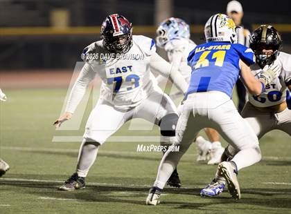 Thumbnail 1 in L.A. Rams NFF Coastal Valley Senior All-Star Game photogallery.
