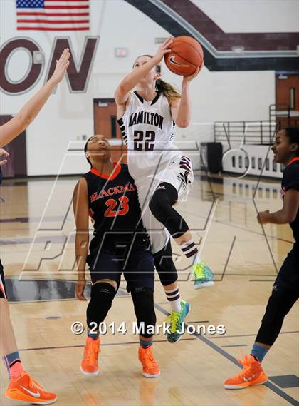 Thumbnail 1 in Blackman vs. Hamilton (Nike Tournament of Champions) photogallery.