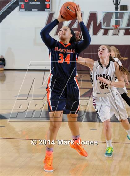 Thumbnail 3 in Blackman vs. Hamilton (Nike Tournament of Champions) photogallery.