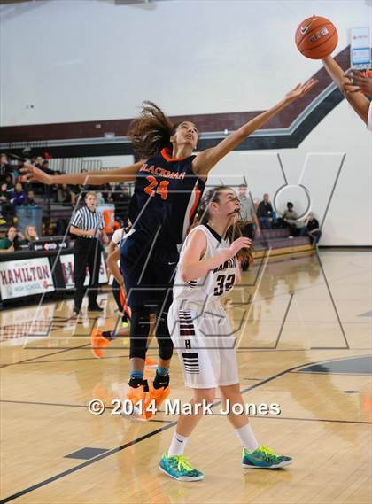 Thumbnail 1 in Blackman vs. Hamilton (Nike Tournament of Champions) photogallery.