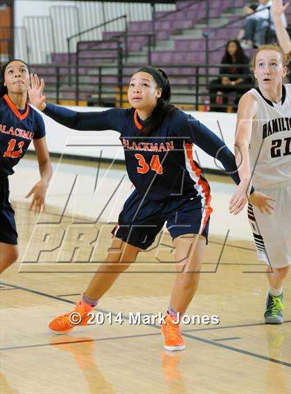 Thumbnail 2 in Blackman vs. Hamilton (Nike Tournament of Champions) photogallery.