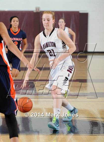 Thumbnail 3 in Blackman vs. Hamilton (Nike Tournament of Champions) photogallery.
