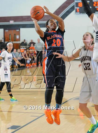 Thumbnail 3 in Blackman vs. Hamilton (Nike Tournament of Champions) photogallery.