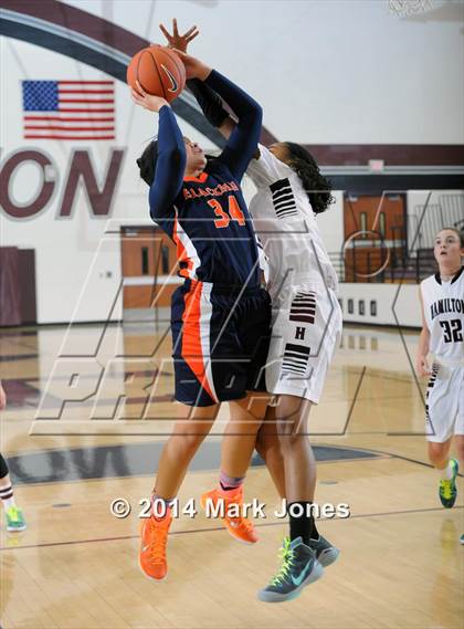 Thumbnail 3 in Blackman vs. Hamilton (Nike Tournament of Champions) photogallery.