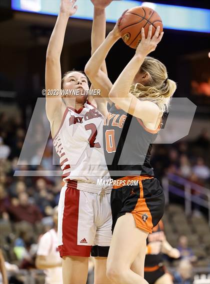 Thumbnail 3 in Ryle vs Holy Cross (2023 9th Region Girls Basketball Tournament) photogallery.
