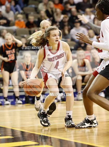 Thumbnail 1 in Ryle vs Holy Cross (2023 9th Region Girls Basketball Tournament) photogallery.