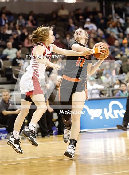 Thumbnail 1 in Ryle vs Holy Cross (2023 9th Region Girls Basketball Tournament) photogallery.