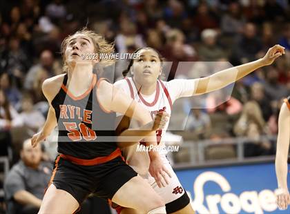 Thumbnail 2 in Ryle vs Holy Cross (2023 9th Region Girls Basketball Tournament) photogallery.