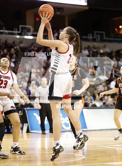 Thumbnail 2 in Ryle vs Holy Cross (2023 9th Region Girls Basketball Tournament) photogallery.