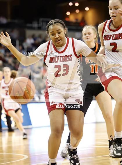 Thumbnail 3 in Ryle vs Holy Cross (2023 9th Region Girls Basketball Tournament) photogallery.