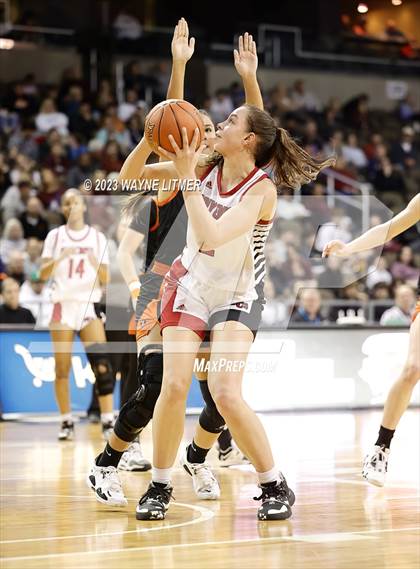 Thumbnail 2 in Ryle vs Holy Cross (2023 9th Region Girls Basketball Tournament) photogallery.