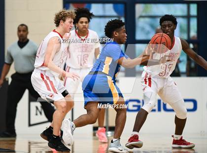 Thumbnail 1 in Orlando Christian Prep vs. Tampa Prep (ARS/Rescue Rooter National Hoopfest) photogallery.