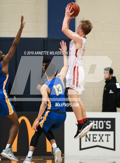Thumbnail 2 in Orlando Christian Prep vs. Tampa Prep (ARS/Rescue Rooter National Hoopfest) photogallery.