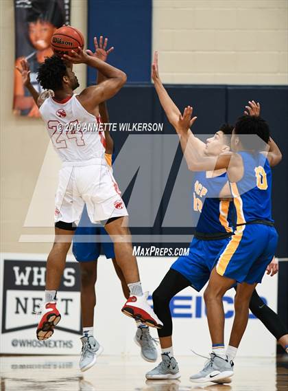 Thumbnail 3 in Orlando Christian Prep vs. Tampa Prep (ARS/Rescue Rooter National Hoopfest) photogallery.