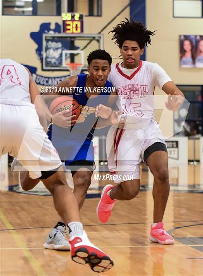 Thumbnail 1 in Orlando Christian Prep vs. Tampa Prep (ARS/Rescue Rooter National Hoopfest) photogallery.