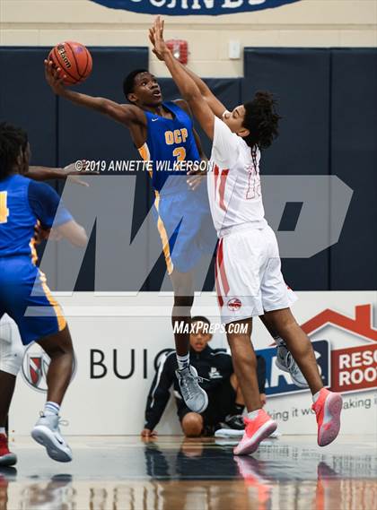 Thumbnail 1 in Orlando Christian Prep vs. Tampa Prep (ARS/Rescue Rooter National Hoopfest) photogallery.
