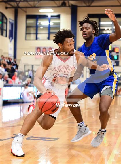 Thumbnail 1 in Orlando Christian Prep vs. Tampa Prep (ARS/Rescue Rooter National Hoopfest) photogallery.