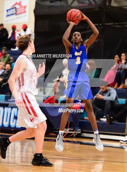 Thumbnail 3 in Orlando Christian Prep vs. Tampa Prep (ARS/Rescue Rooter National Hoopfest) photogallery.