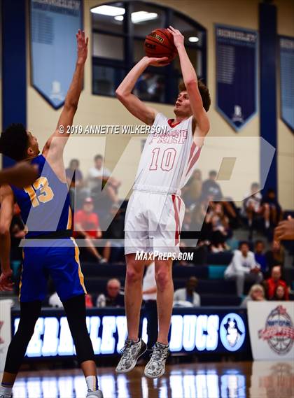 Thumbnail 2 in Orlando Christian Prep vs. Tampa Prep (ARS/Rescue Rooter National Hoopfest) photogallery.