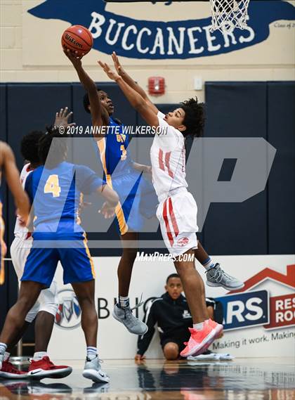Thumbnail 2 in Orlando Christian Prep vs. Tampa Prep (ARS/Rescue Rooter National Hoopfest) photogallery.