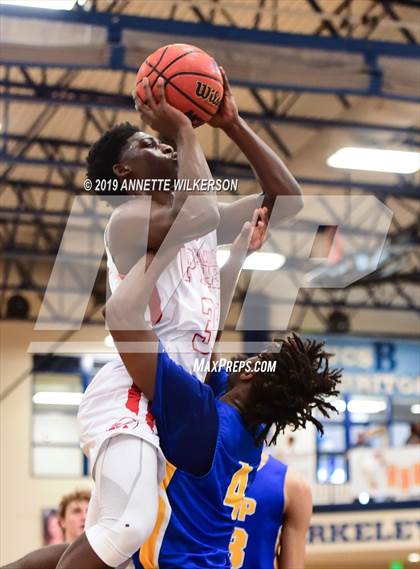 Thumbnail 2 in Orlando Christian Prep vs. Tampa Prep (ARS/Rescue Rooter National Hoopfest) photogallery.