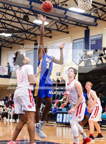 Thumbnail 1 in Orlando Christian Prep vs. Tampa Prep (ARS/Rescue Rooter National Hoopfest) photogallery.